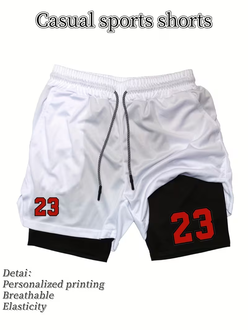 Compression Shorts Athletes - 2026 New Men's Quick-Dry Double-Layer Athletic