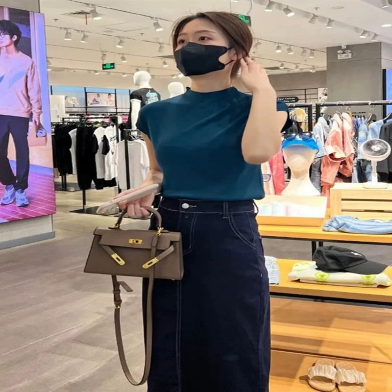 Korean Style Knitted Top Women - Base Layer Top review and price