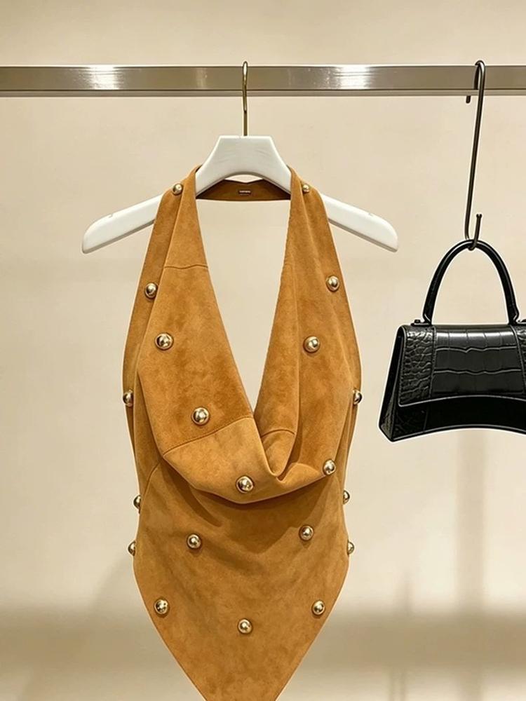 Heavy Beaded Off-Shoulder Top  - Suspender Tank Top review and price