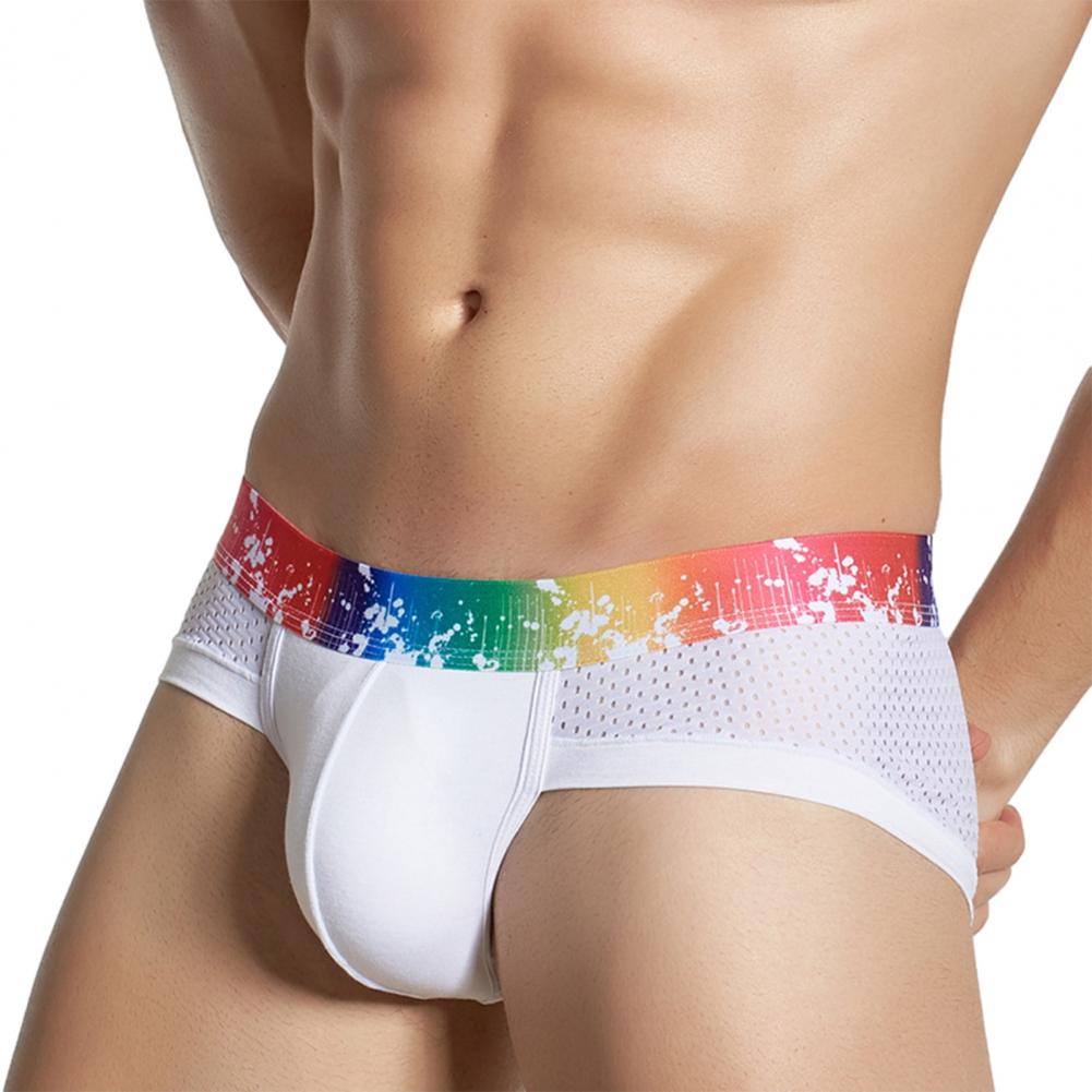 Men Briefs Soft Breathable Mes - Mesh Sport Boxer review and price